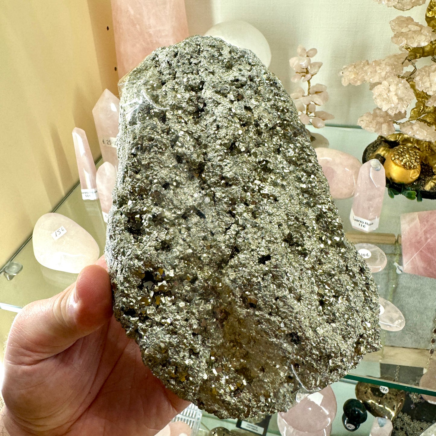 Sparkling pyrite 2.5 kg. Munay Minerals Mallorca