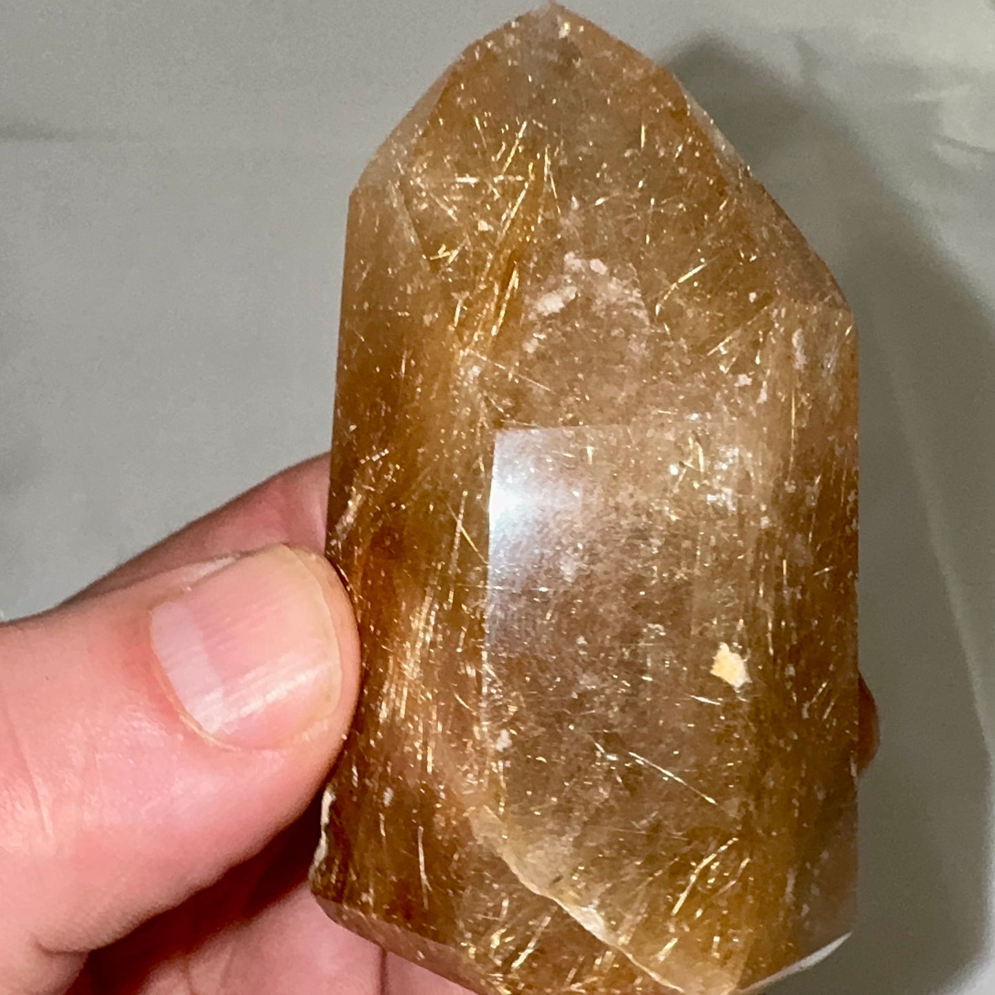 Quartz with rutile Munay Minerals Mallorca