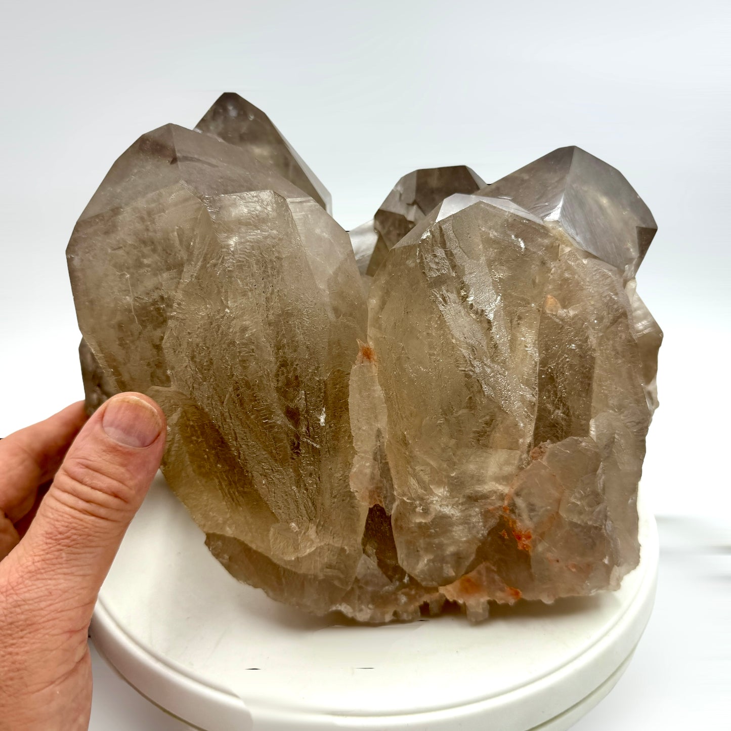 Smoky quartz group 8.4 kg.