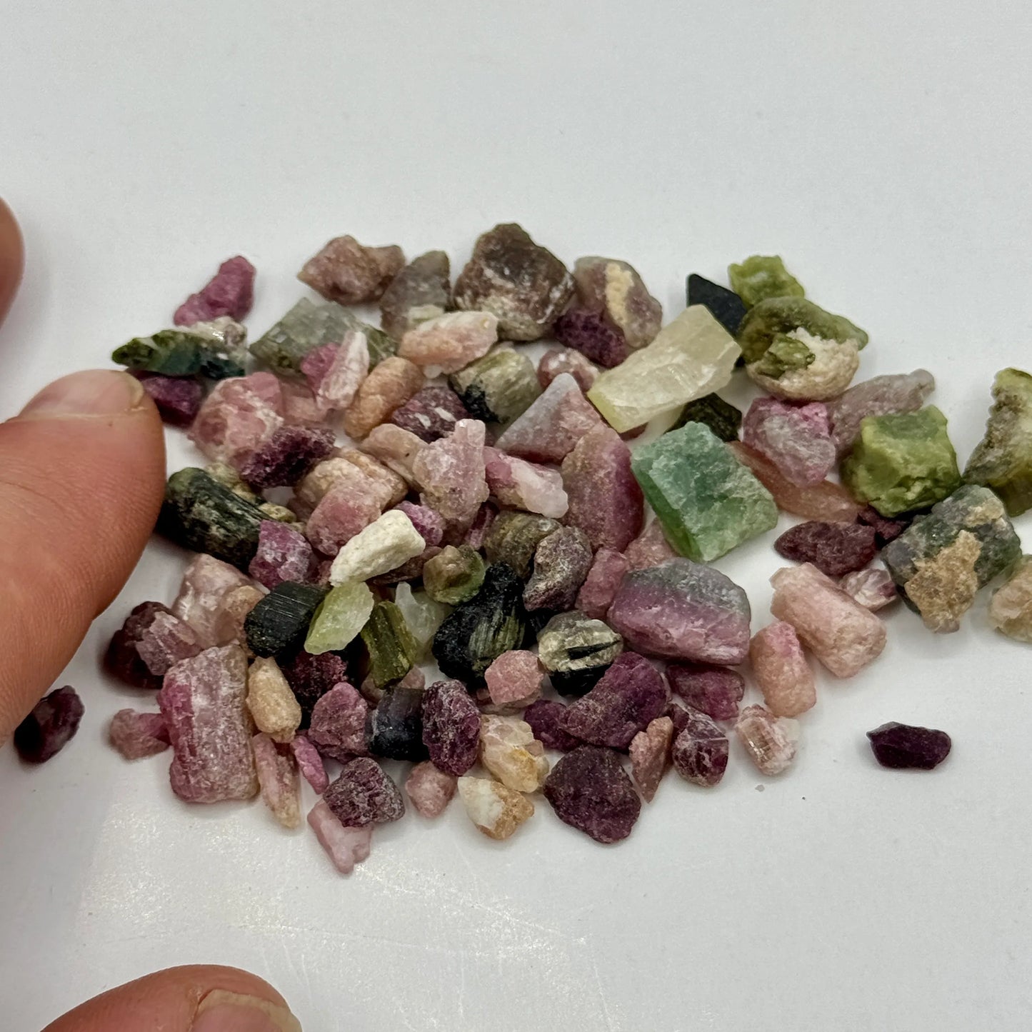 Turmalina multicolor lote Munay Minerales Mallorca - MUNAY MINERALES MALLORCA