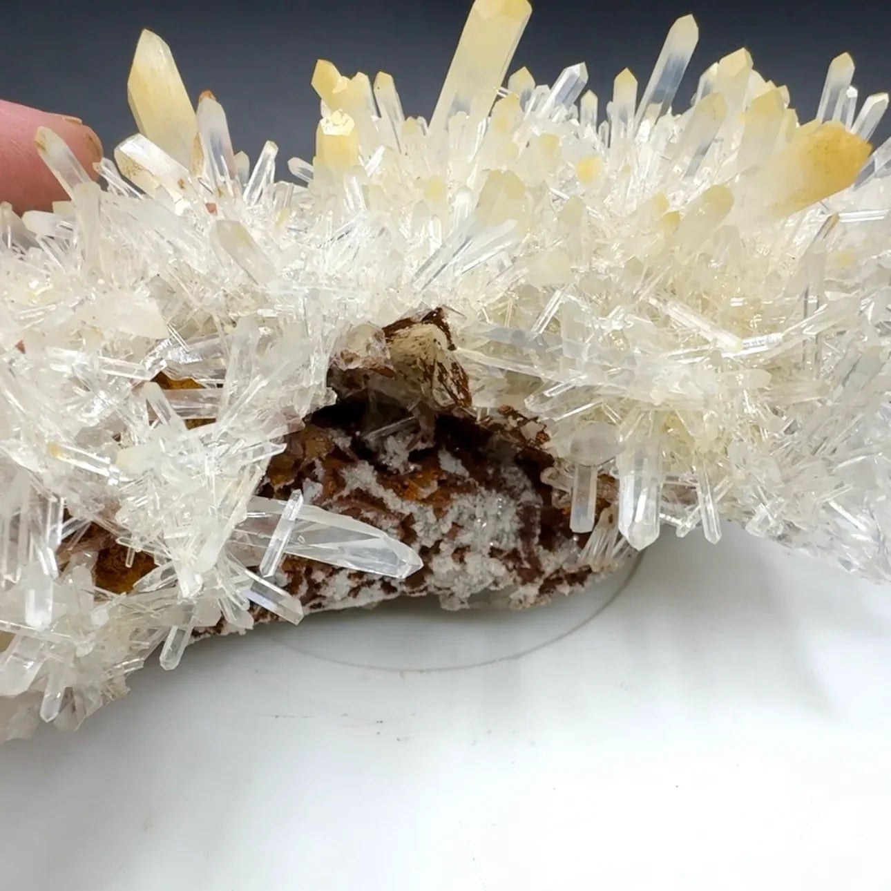 Cuarzo mango con halloysita Colombia - MUNAY MINERALES MALLORCA