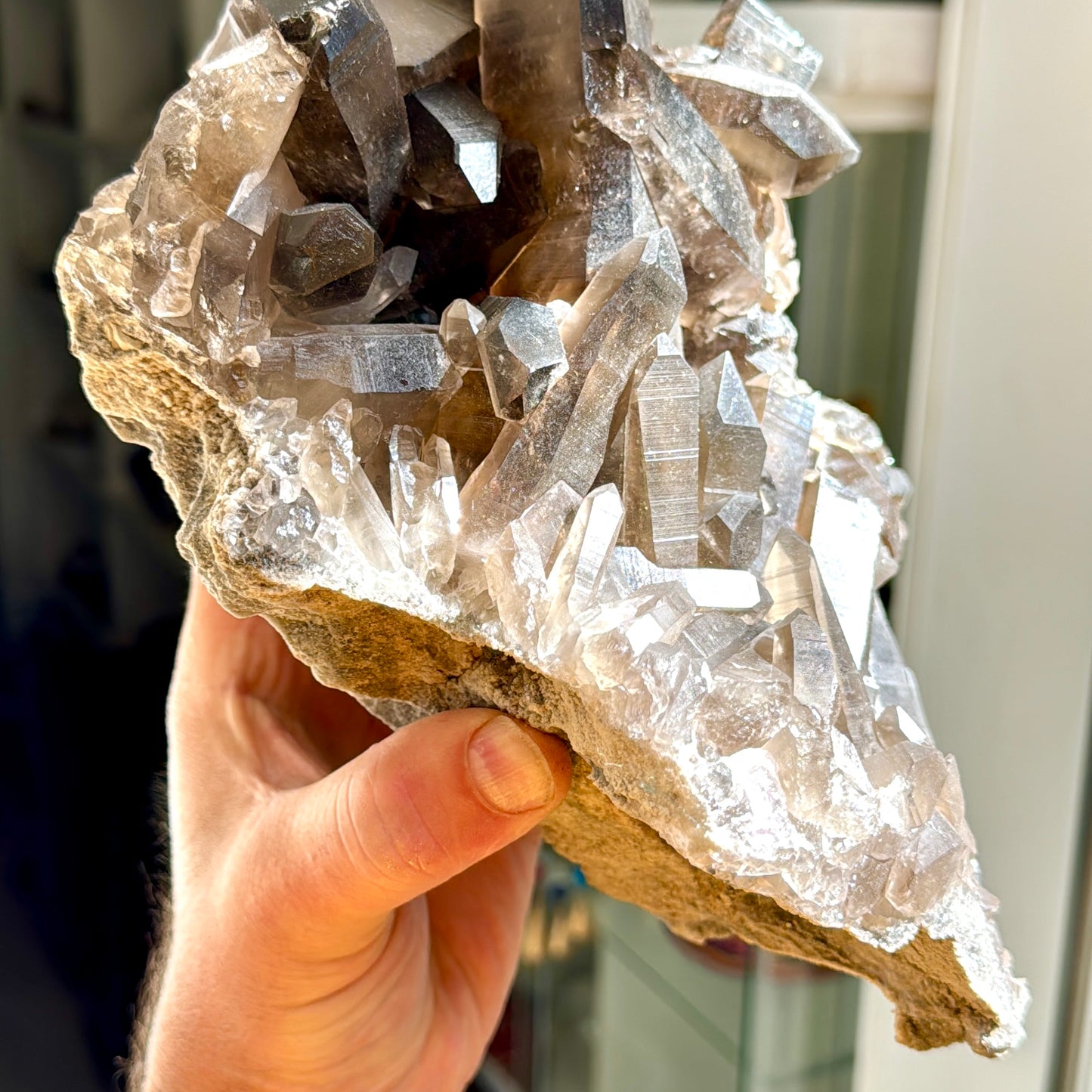 Lemurian Smoky Master Quartz Cluster