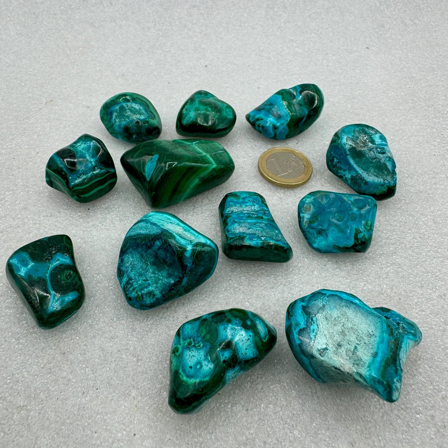 Crisocola rodado pulido - Munay Minerales Palma de Mallorca Spain