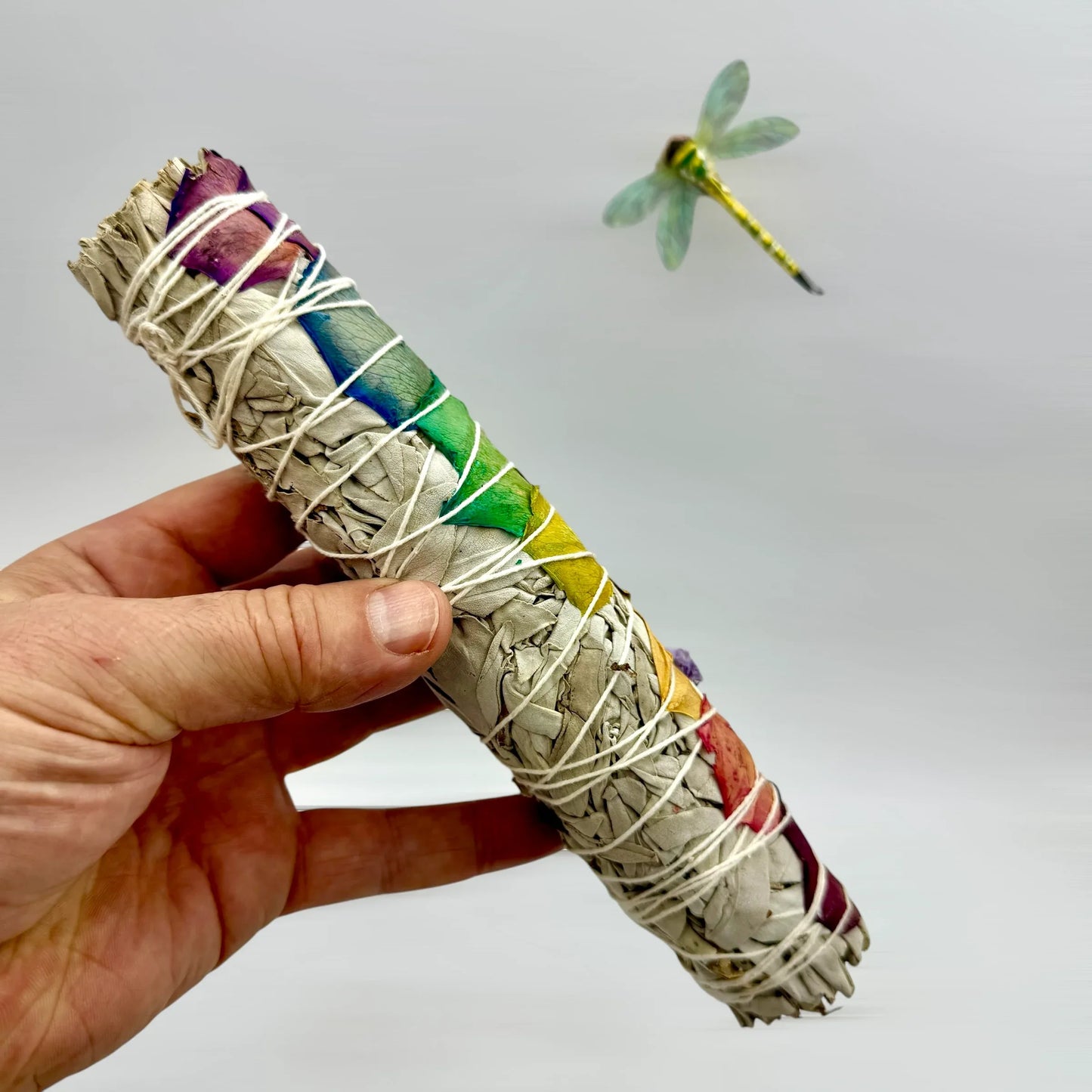 Salvia blanca extra con pétalos de rosa - MUNAY MINERALES MALLORCA