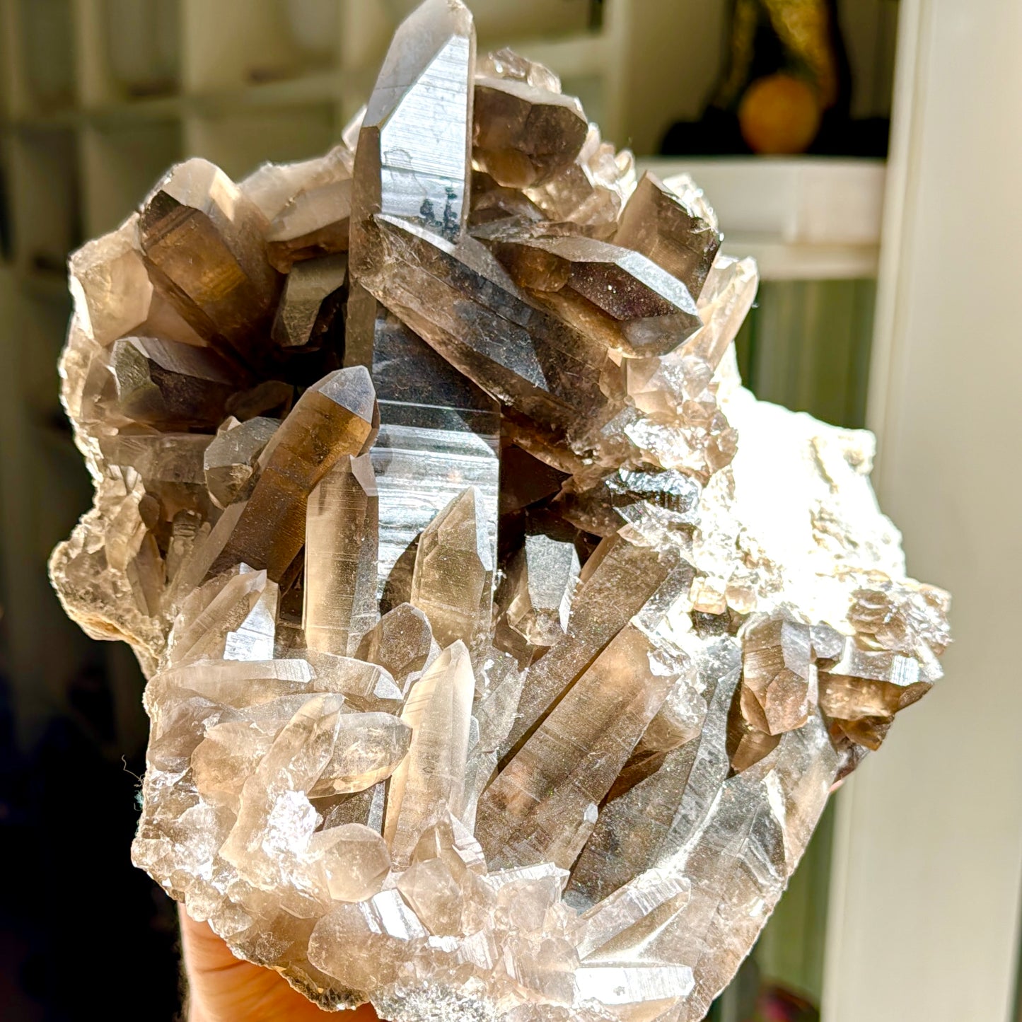 Lemurian Smoky Master Quartz Cluster
