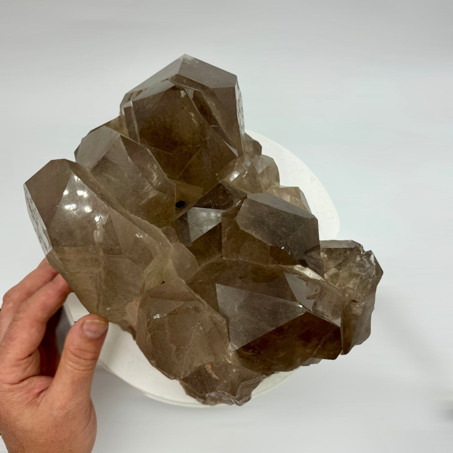 Smoky quartz group 8.4 kg.