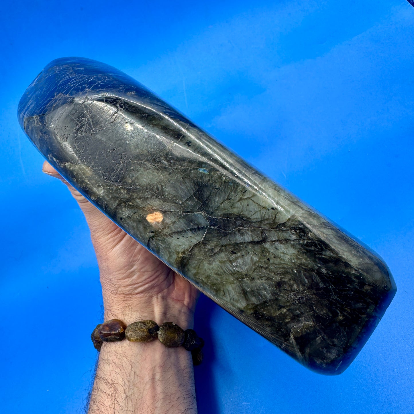 Polished labradorite 6.3 kg. Munay Minerals Mallorca