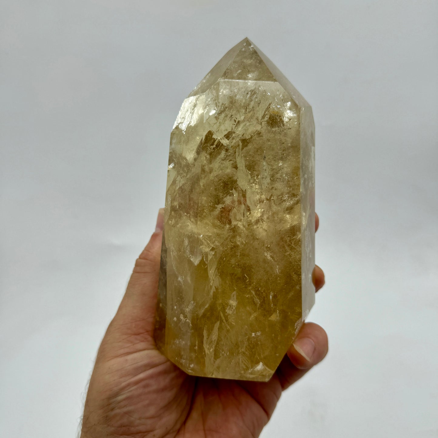 Polished natural citrine 1 kg. Munay Minerals Mallorca