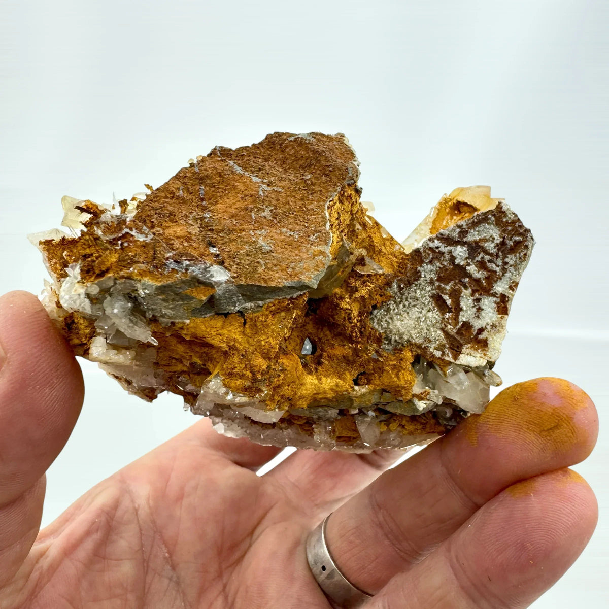 Cuarzo mango con halloysita Colombia - MUNAY MINERALES MALLORCA