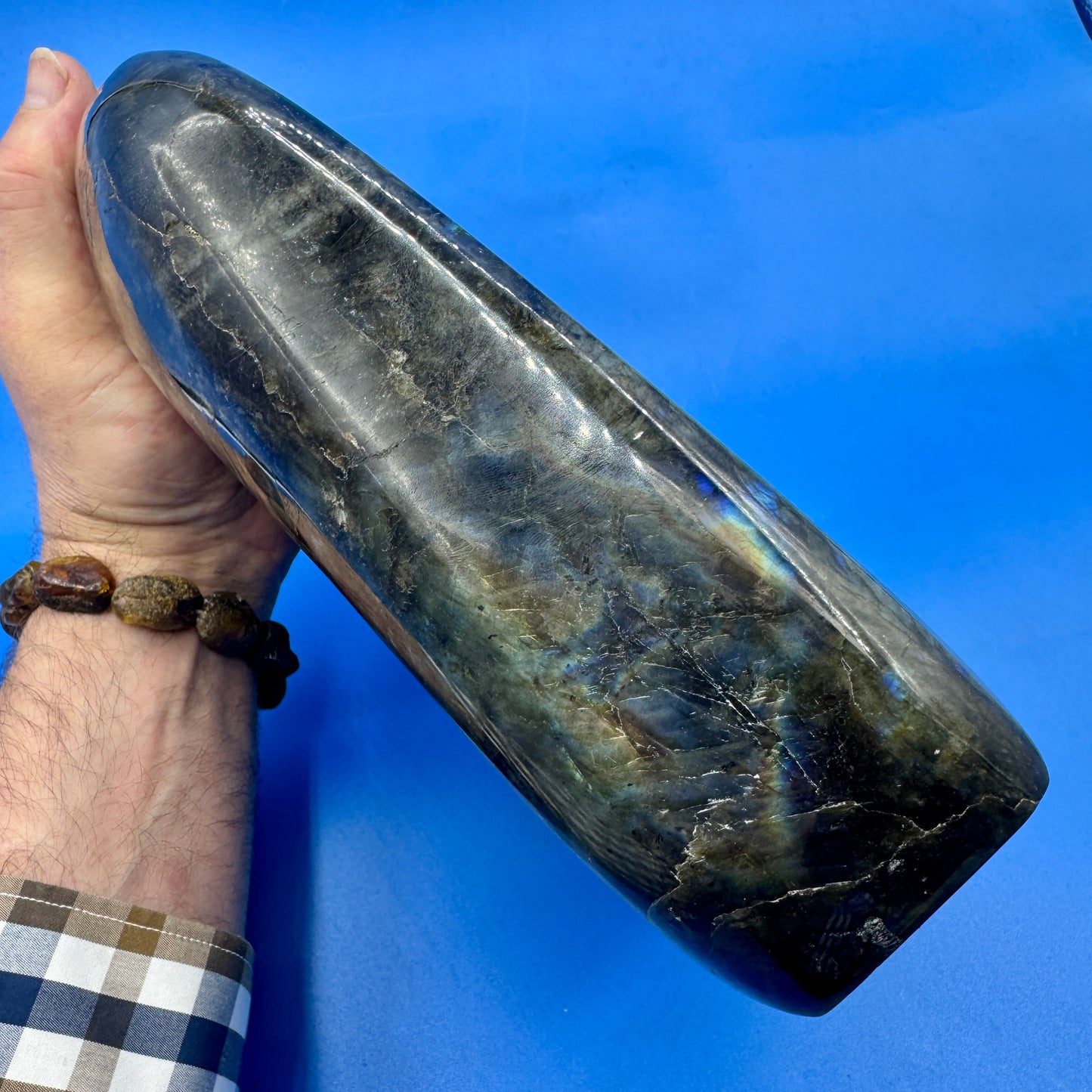Polished labradorite 6.3 kg. Munay Minerals Mallorca