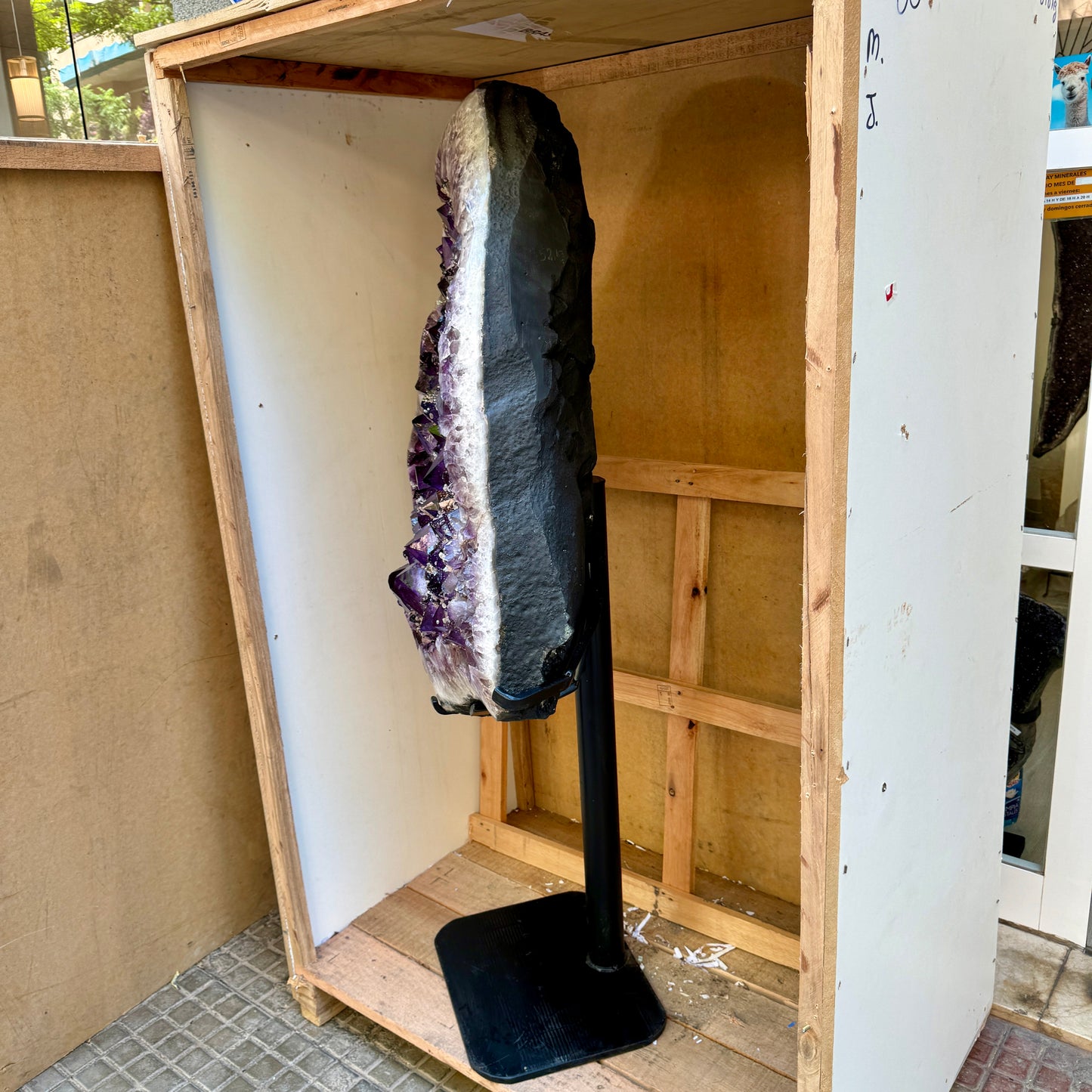 Drusa de amatista calidad extra 252 kg. 158 cm. (Consultar precio)