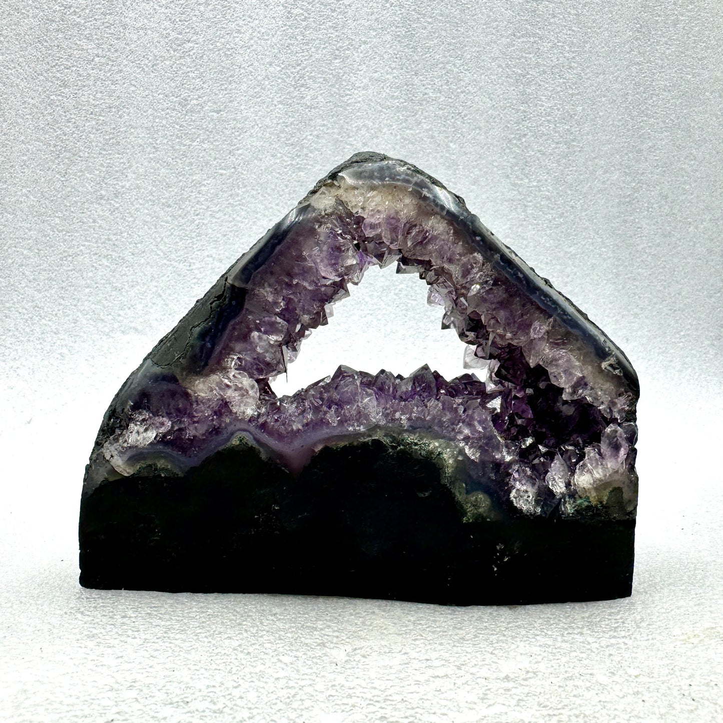 Geoda capilla rodaja de amatista 1,1 kg. - MUNAY MINERALES MALLORCA