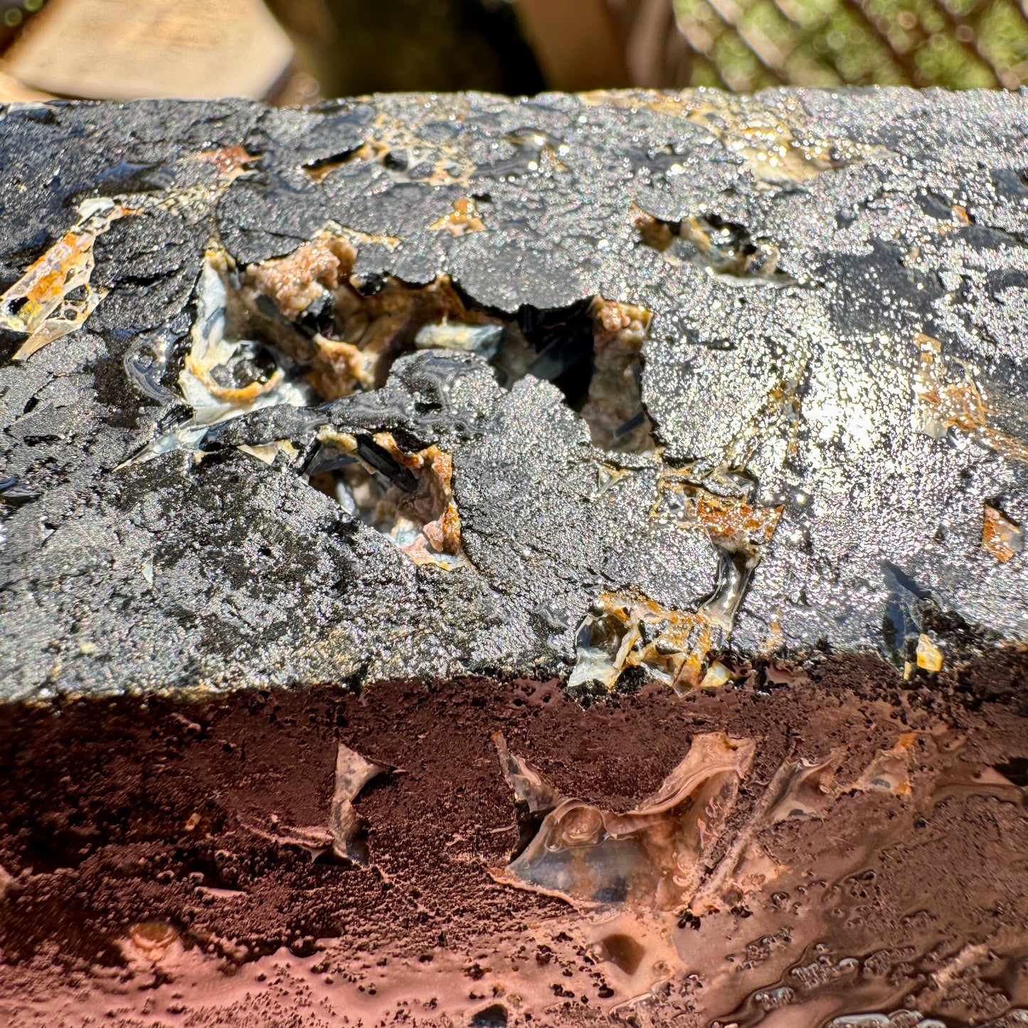 Cuarzo turmalinado 53 cm.