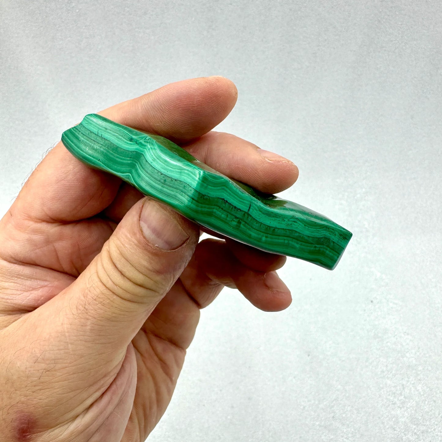 Malaquita placa - MUNAY MINERALES MALLORCA