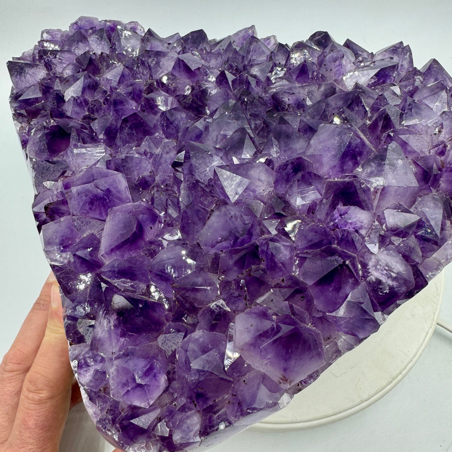 Amethyst druse, 14 kg. Munay Minerals, Mallorca