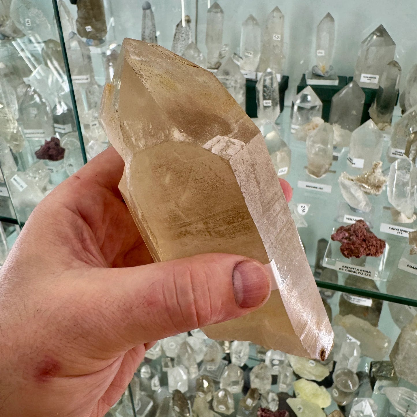 Citrino catedral natural sin pulir - MUNAY MINERALES MALLORCA