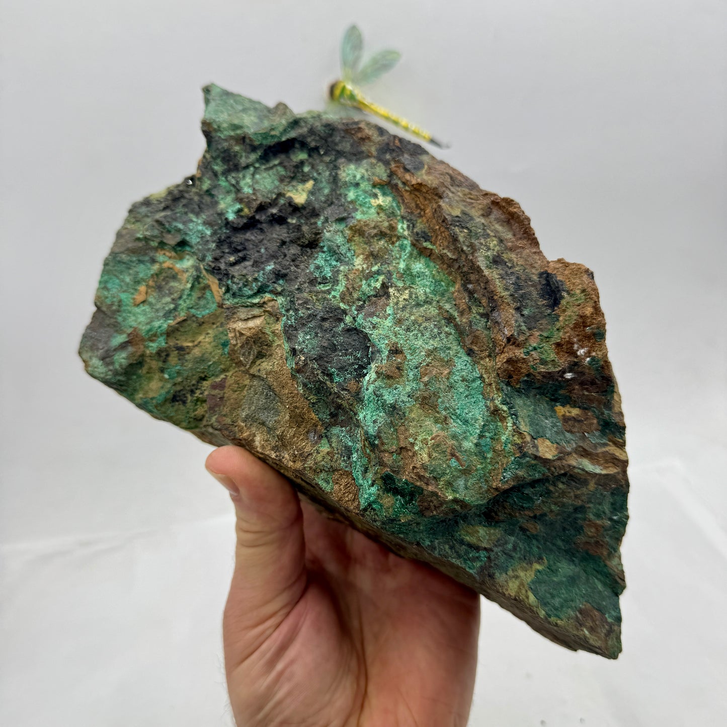 Dioptase 3.1 kg. Munay Minerals Mallorca