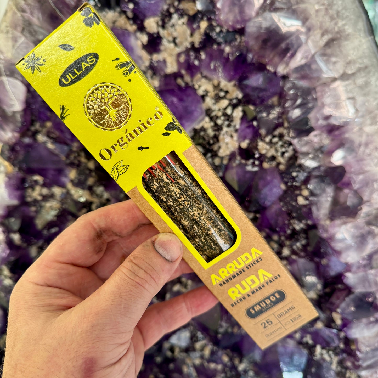 Incienso orgánico de ruda 25 g.