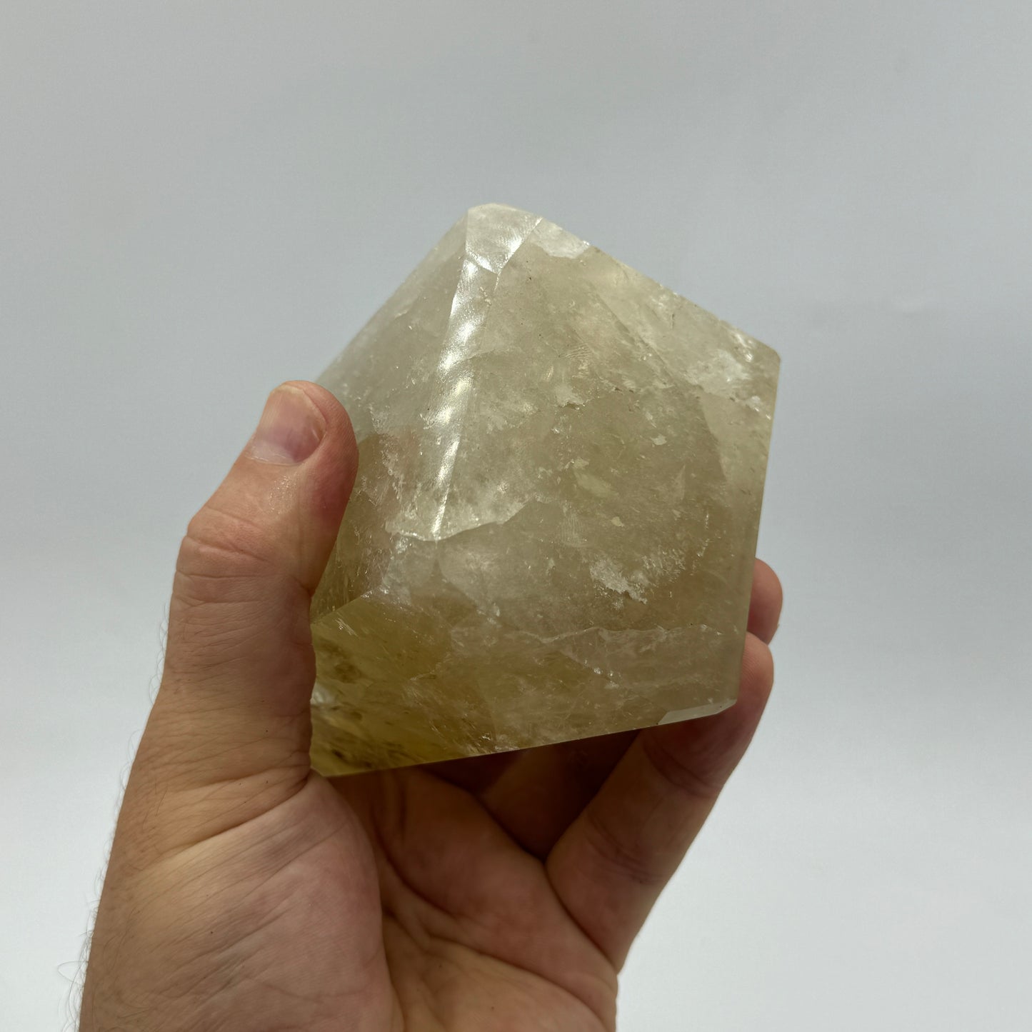 Polished natural citrine 1.1 kg. Munay Minerals Mallorca