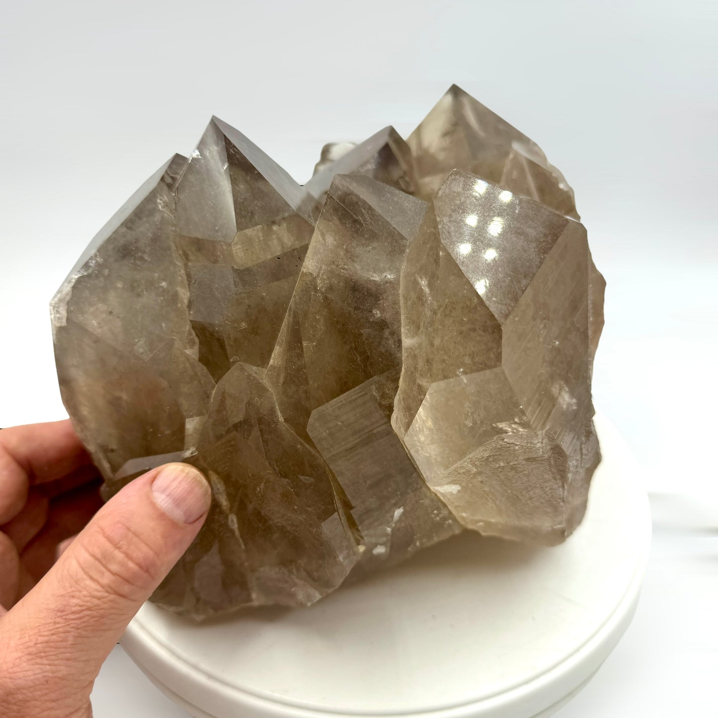 Smoky quartz group 8.4 kg.