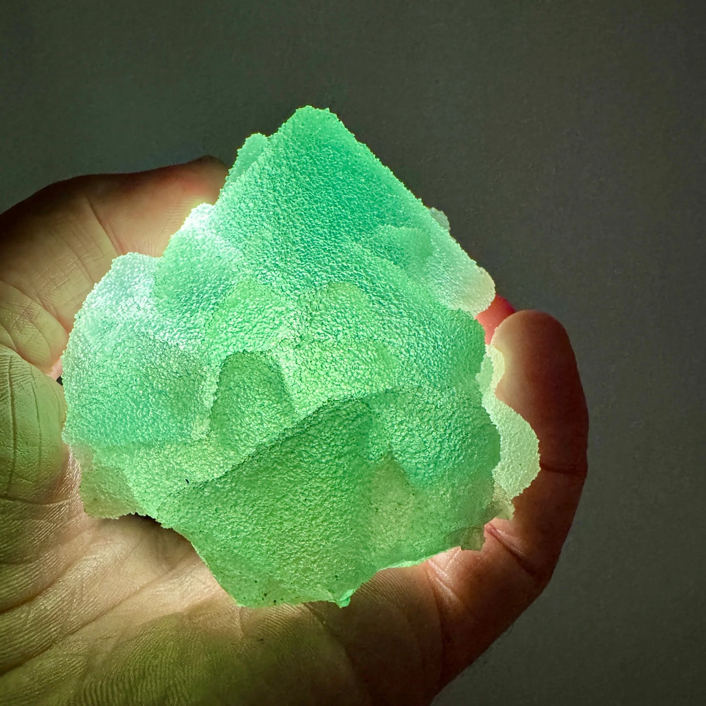 Fluorita verde octaédrica - MUNAY MINERALES MALLORCA
