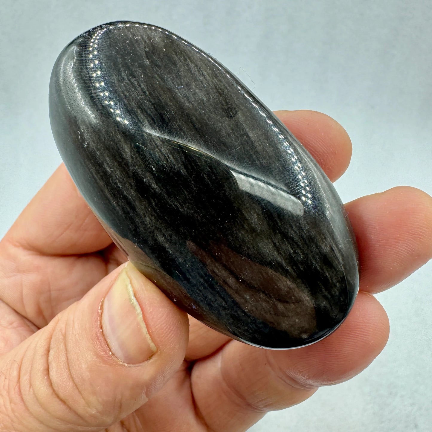 Obsidiana plateada ref. 2 - MUNAY MINERALES MALLORCA