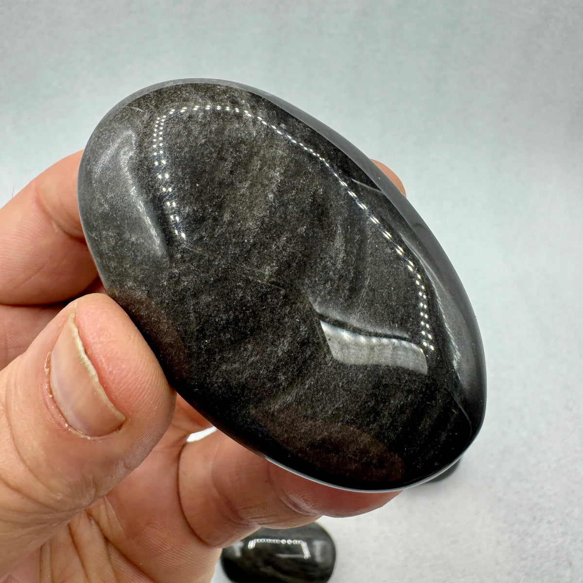 Obsidiana plateada ref. 4 - MUNAY MINERALES MALLORCA