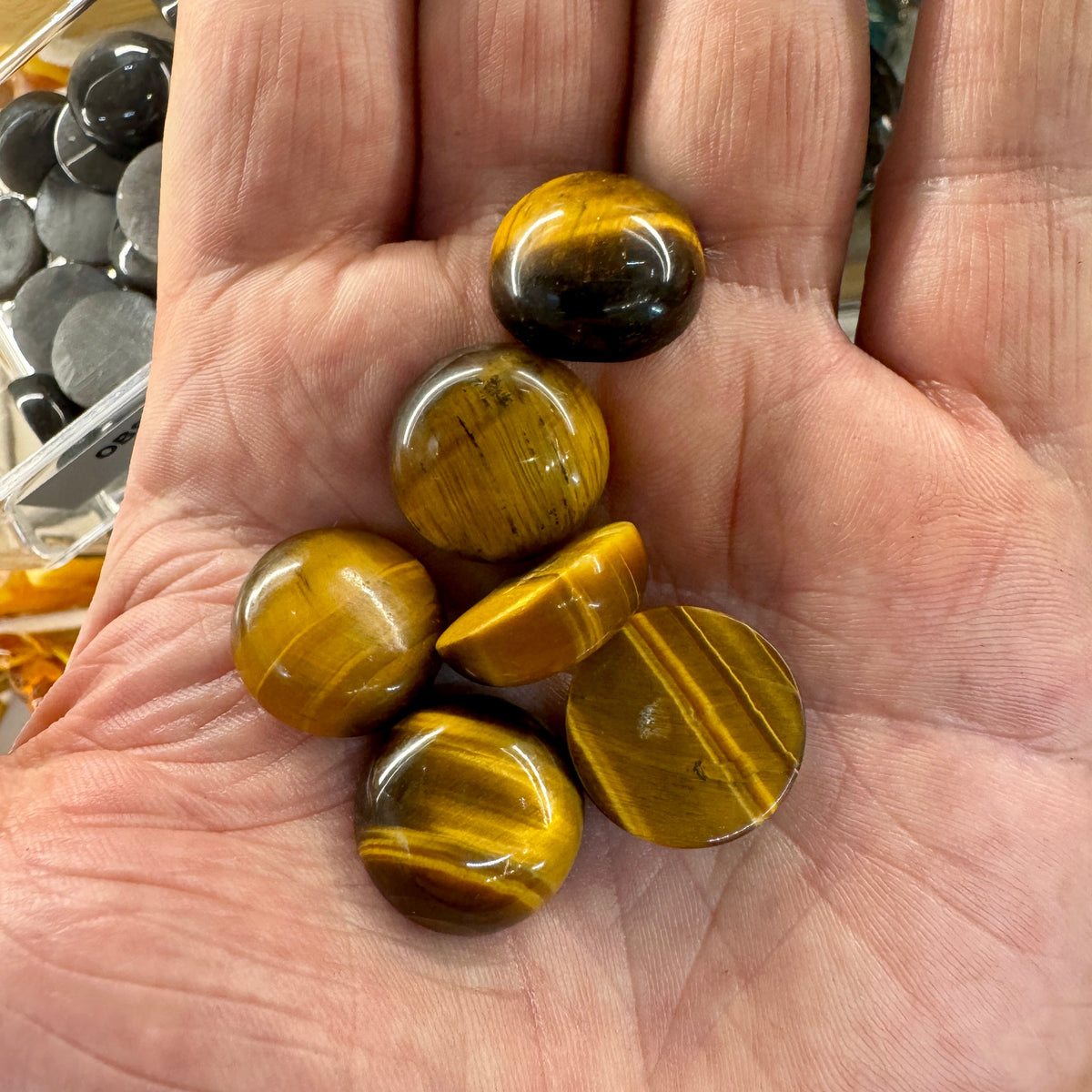Ojo de tigre ombliguera Munay Minerales Mallorca