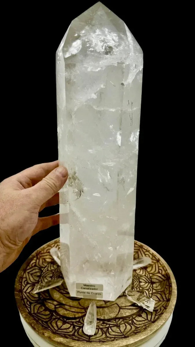 Cuarzo maestro canalizador 7,7 kg. - MUNAY MINERALES MALLORCA