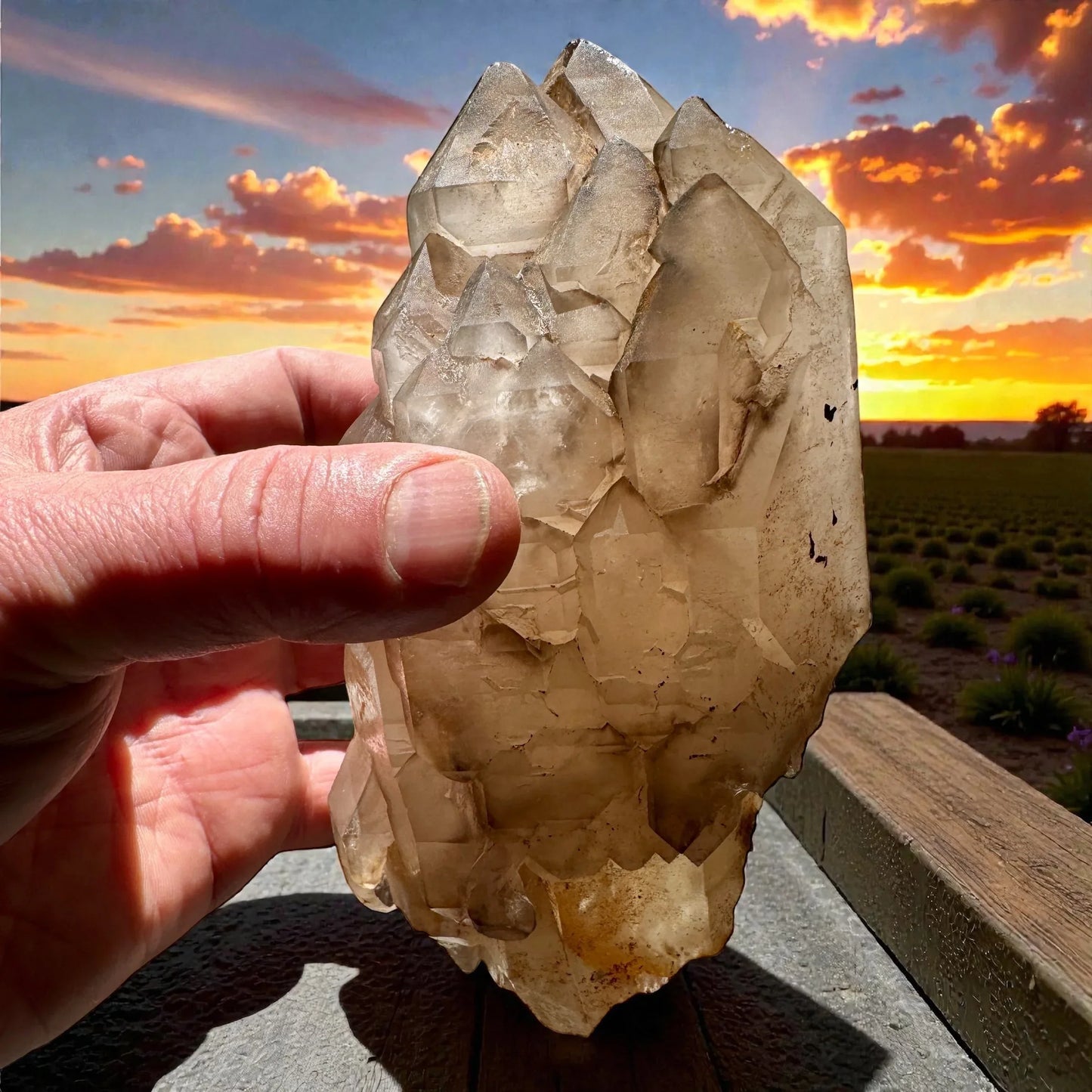 Cuarzo maestro cetro elestial - MUNAY MINERALES MALLORCA