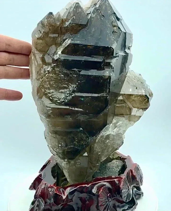 Cuarzo maestro elestial yacaré 7,8 KG. - MUNAY MINERALES MALLORCA