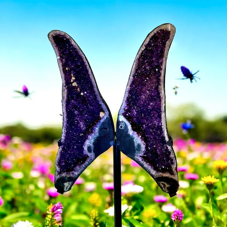 Geoda de amatista alas de ángel mariposa 141 kg. (Consultar precio) - MUNAY MINERALES MALLORCA