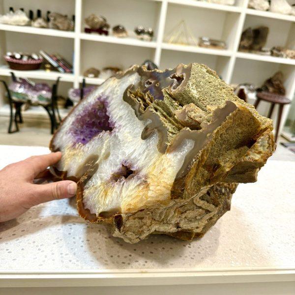 Geoda de amatista 20 kg. Munay Minerales Mallorca - MUNAY MINERALES MALLORCA