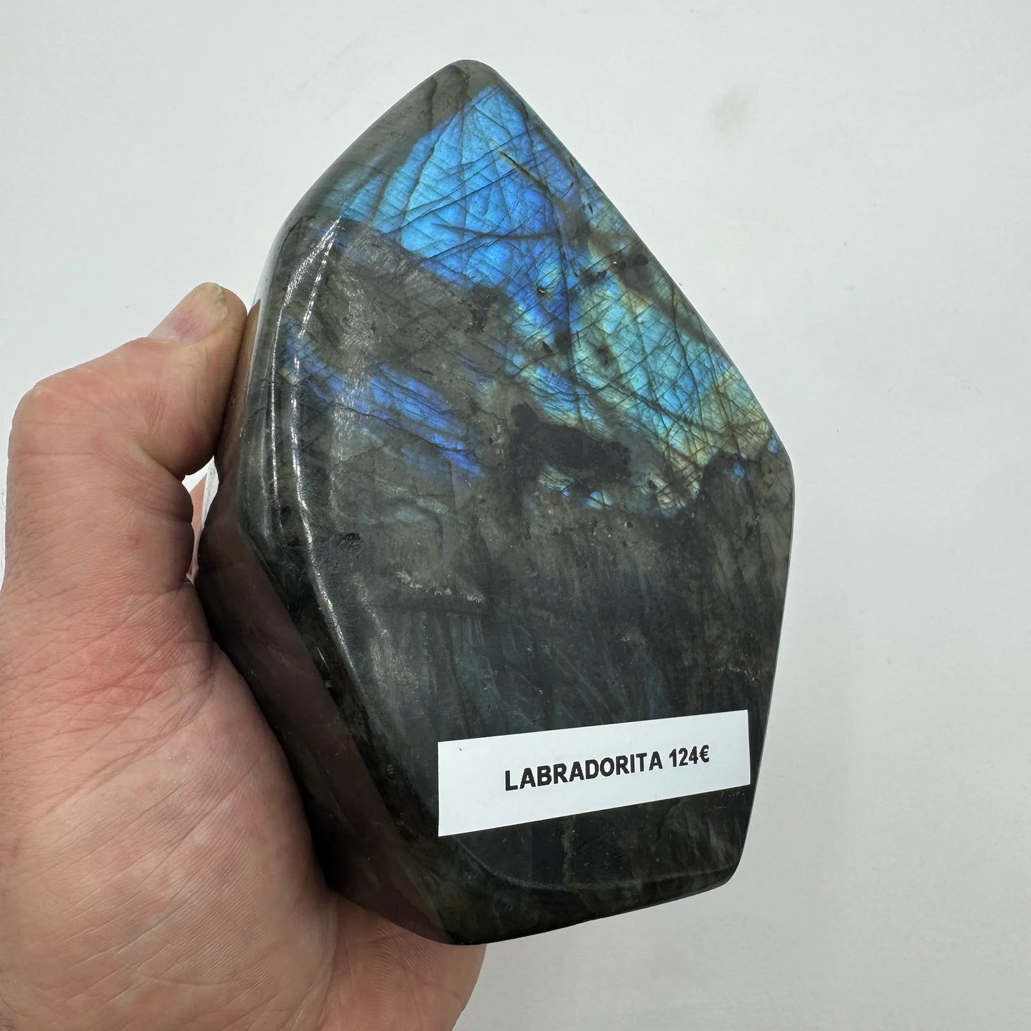 Labradorita pulida 1,3 kg. Munay Minerales Mallorca - MUNAY MINERALES MALLORCA