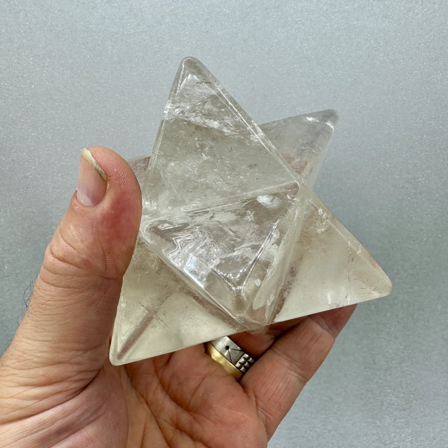 Merkaba de cuarzo - MUNAY MINERALES MALLORCA