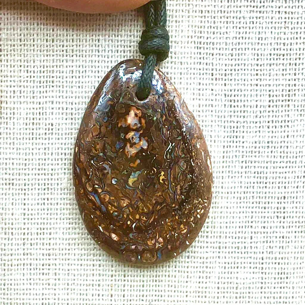 Ópalo boulder colgante Munay Minerales Mallorca - MUNAY MINERALES MALLORCA