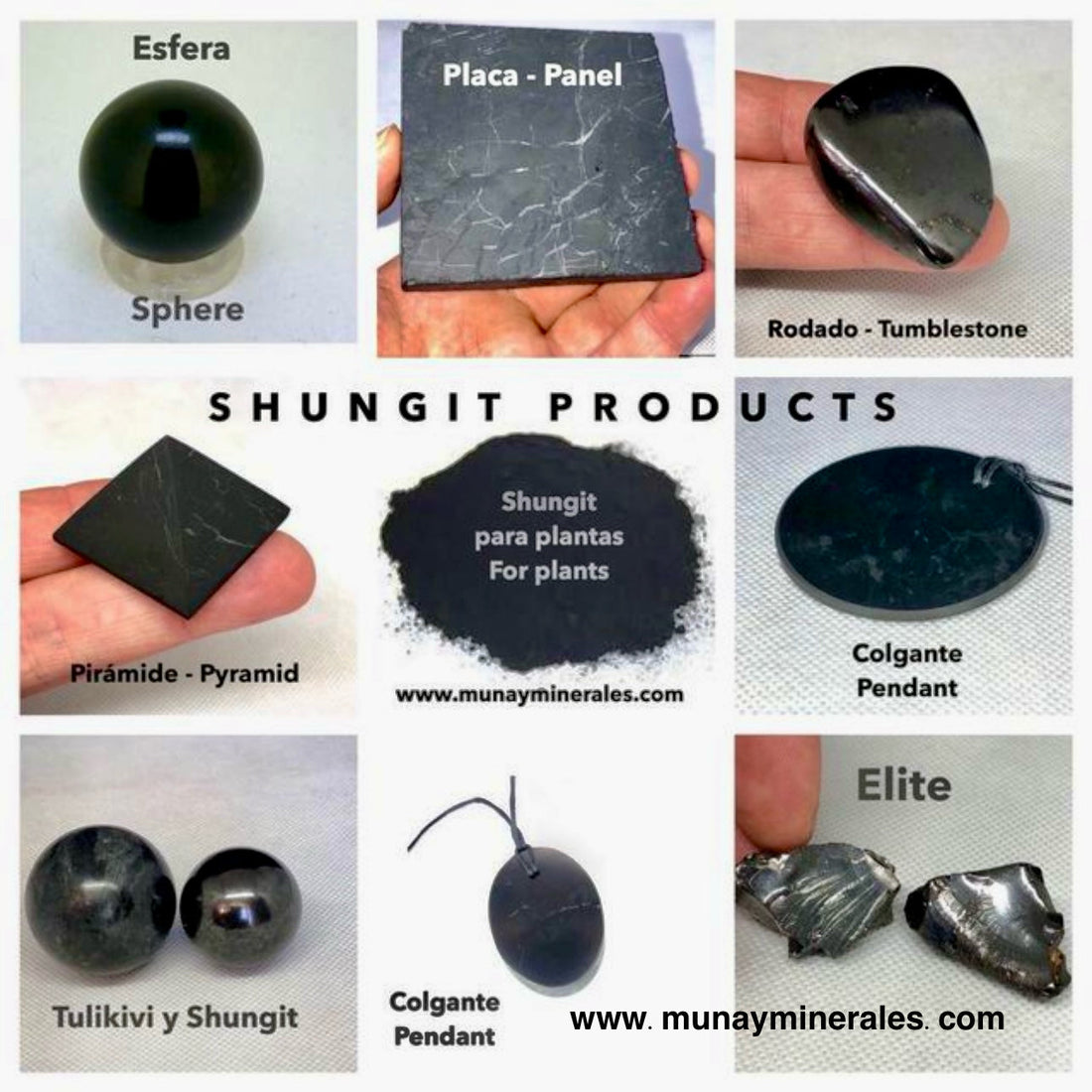 Qué es la shungit y cómo saber si es auténtica - MUNAY MINERALES MALLORCA