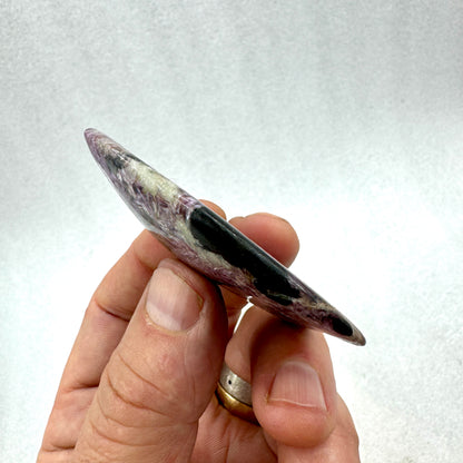 Charoita colgante plata de ley