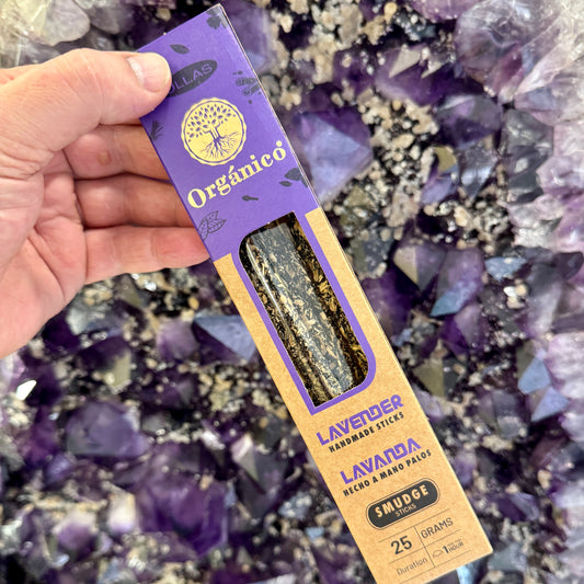 Incienso orgánico de lavanda 25 g.