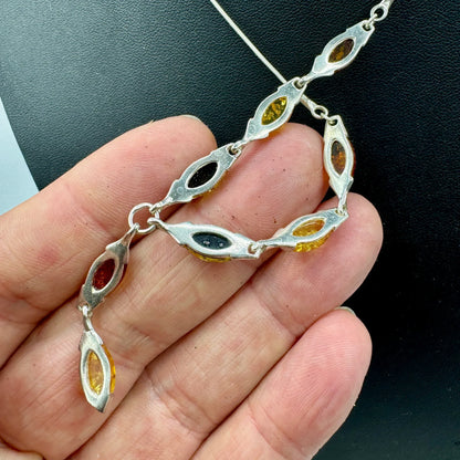 Colgante de ambar báltico en plata de ley - Munay Minerales Palma de Mallorca Spain 