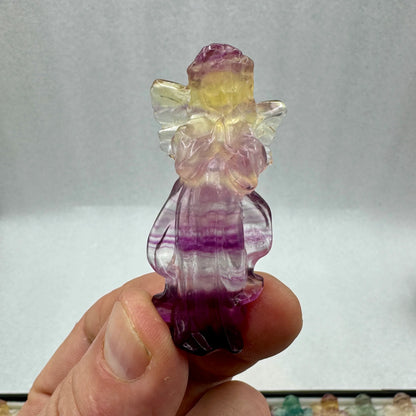 Ángel de fluorita 6 cm. calidad extra - MUNAY MINERALES MALLORCA