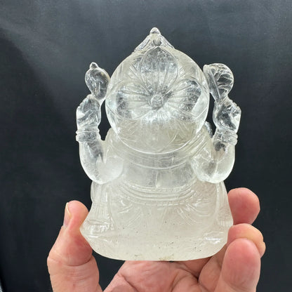 Dios Ganesha Ganesh Ganapati 600 g. cuarzo - Munay Minerales Palma de Mallorca Spain 