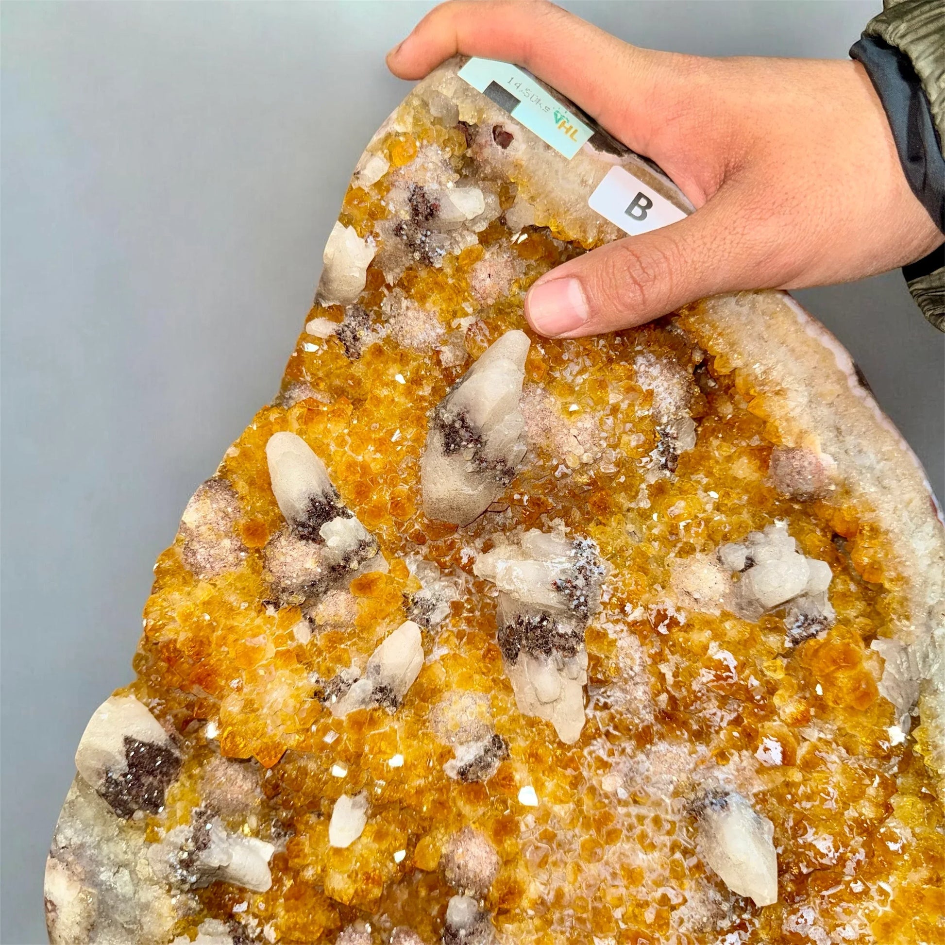 Drusa de citrino 14,5 kg. - Munay Minerales Palma de Mallorca Spain 