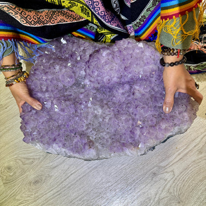 Amethyst druse, 29.5 kg. Munay Minerals, Mallorca
