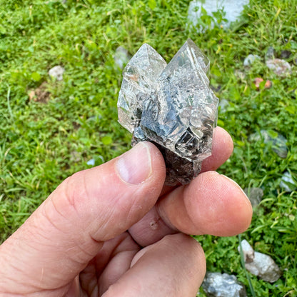 Cuarzo diamante Herkimer cetro