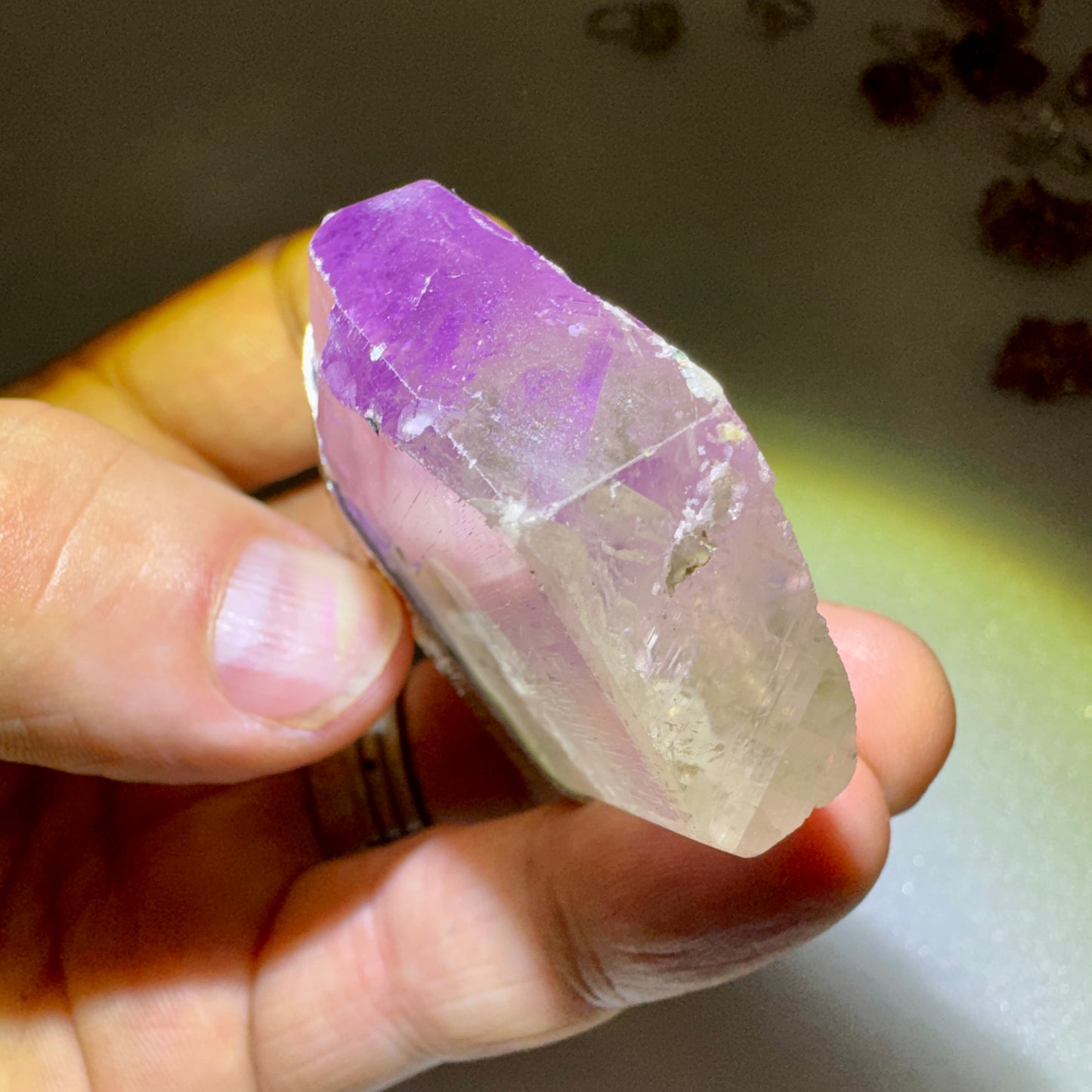 Kunzita colgante plata de ley espodumena