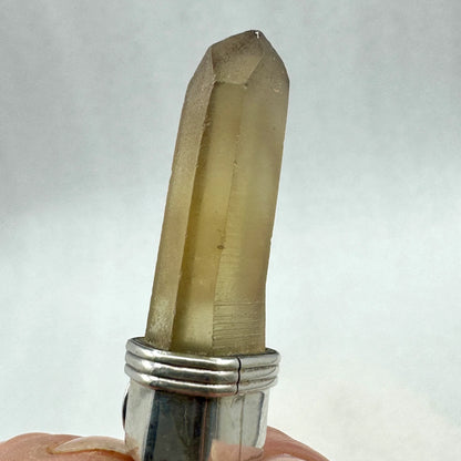 Citrino natural colgante en plata de ley - MUNAY MINERALES MALLORCA