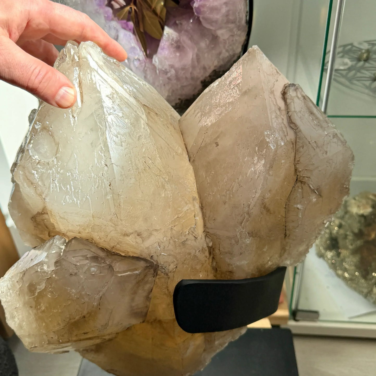 Cuarzo elestial grupo 22,3 kg. - Munay Minerales Palma de Mallorca Spain 