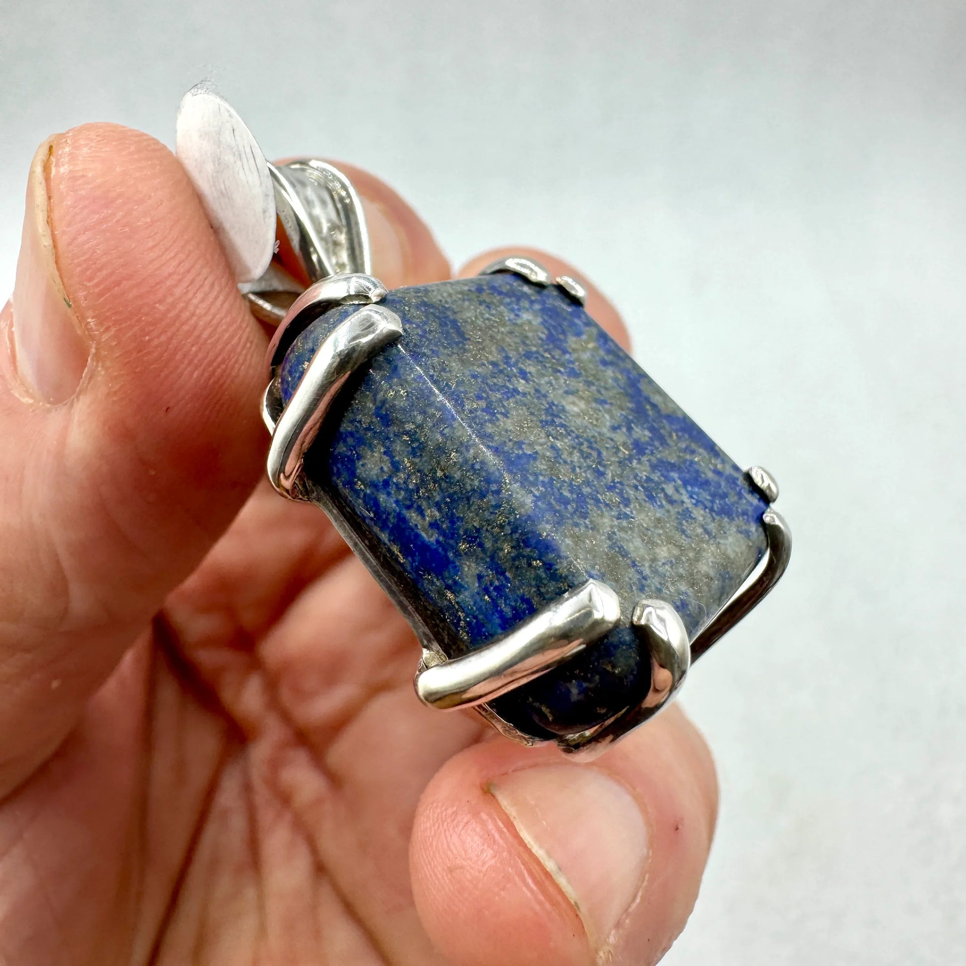 Lapislázuli colgante plata de ley - Munay Minerales Palma de Mallorca Spain 