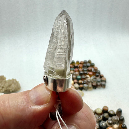 Colgantes de cuarzo Suiza plata de ley - Munay Minerales Palma de Mallorca Spain 